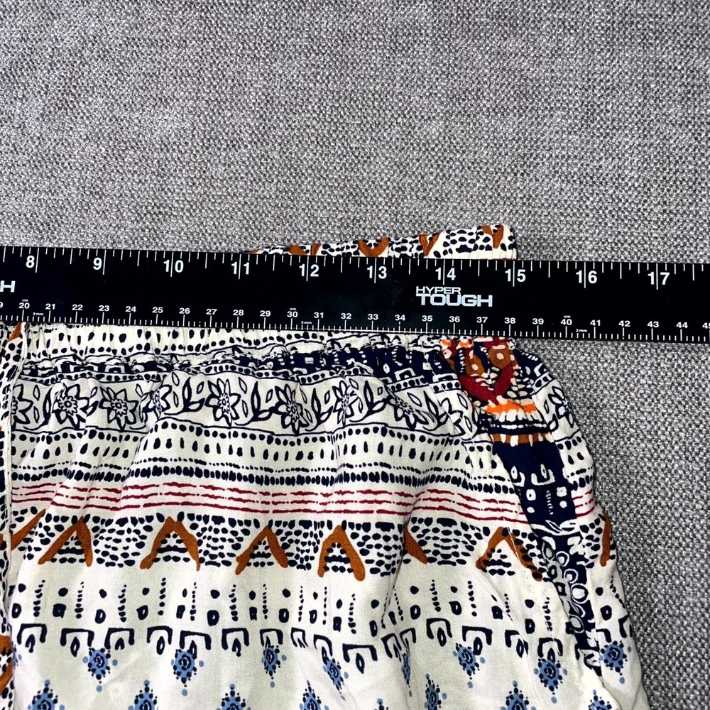 Beach Lunch Lounge Shorts Women Medium Multicolor Patterned Chic Bohemian Summer - Picture 8 of 11